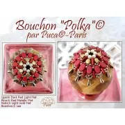 4x6mm Lipsi® Glass beads by Puca® - Dark Grey Light Mat x10g