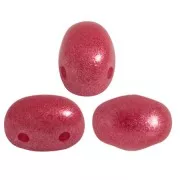 7x5mm Glass beads Samos® by Puca® - Coral Pearl x10g