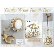 25mm Round glass cabochon by Puca® - Sage x1