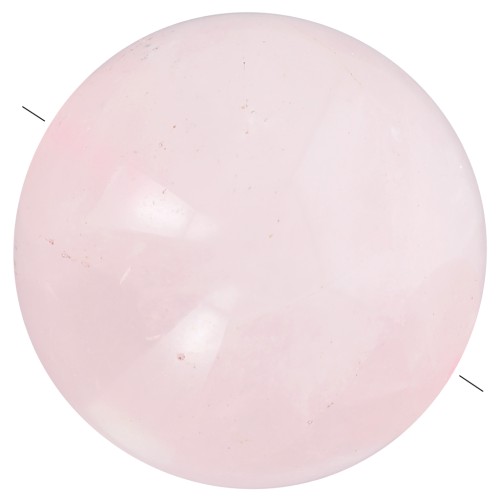 18mm round gemstone bead - Rose Quartz x1