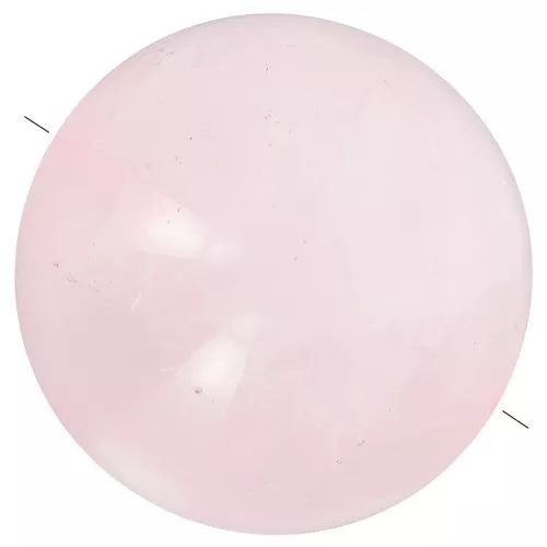 18mm round gemstone bead - Rose Quartz x1