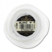 DMC cotton pearl n°5 White x45m