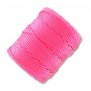 C-Lon Tex 400 Bead Cord 0,90mm Neon Pink x 35 m|raw }}