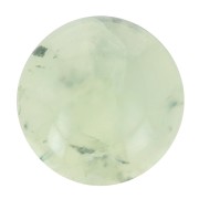 8mm round gemstone cabochon - Prehnite x1