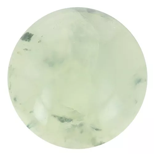 12mm round gemstone cabochon - Prehnite x1