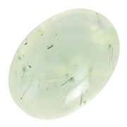 14x10mm Oval gemstone cabochon - Prehnite x1