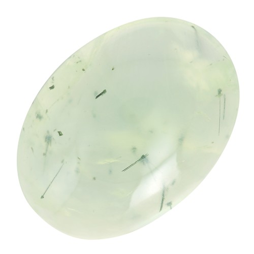 14x10mm Oval gemstone cabochon - Prehnite x1