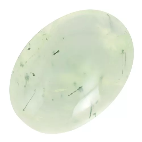14x10mm Oval gemstone cabochon - Prehnite x1