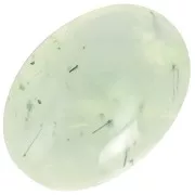 18x13mm Oval gemstone cabochon - Prehnite x1