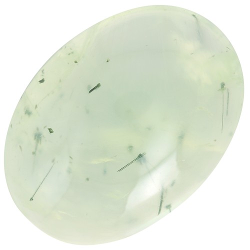 18x13mm Oval gemstone cabochon - Prehnite x1