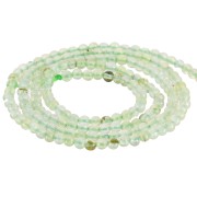 Round beads 2 mm gemstone - Prehnite x40cm