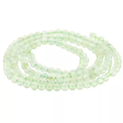 Round beads 3 mm gemstone - Prehnite x39cm
