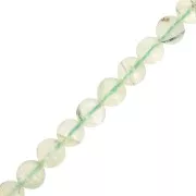Round beads 6.5 mm gemstone - Prehnite x38cm