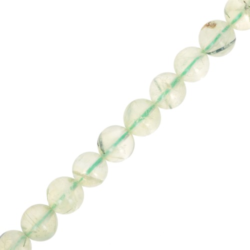Round beads 6.5 mm gemstone - Prehnite x38cm