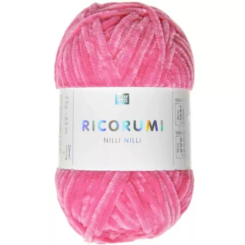 Ricorumi Nilli Nilli ball by Rico Design for Amigurumi Pink neon 028 x25g