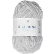 Laine chenille Ricorumi Nilli Nilli par Rico Design Amigurumi Gris argent 025 x25g