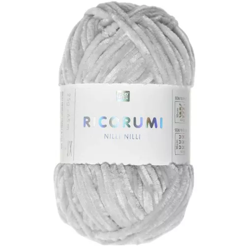 Ricorumi Nilli Nilli ball by Rico Design for Amigurumi - Silver grey 025 x25g