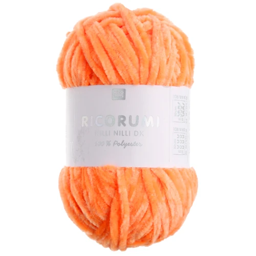Ricorumi Nilli Nilli ball by Rico Design for Amigurumi Orange neon 029 x25g