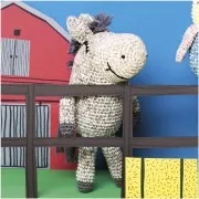 Ricorumi Lamé Wool by Rico Design for Amigurumi - Iridescent White 003 x10g