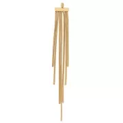 66x8mm Stainless steel 304L Pendant snake chain bangs - Gold x1