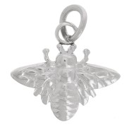 10x11mm 316L stainless steel bee charm x1|raw }}