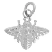 10x11mm 316L stainless steel bee charm x1