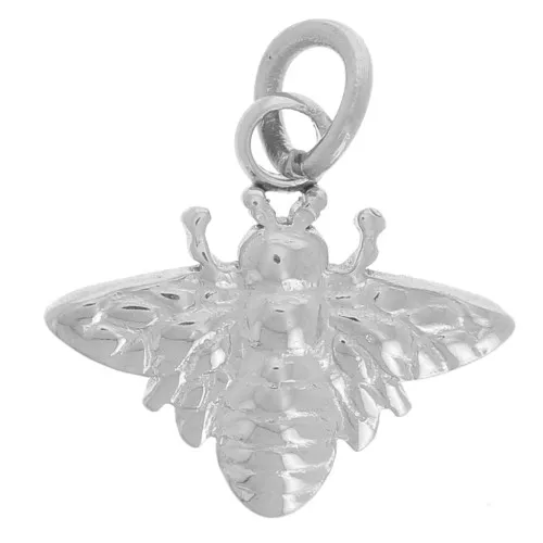 10x11mm 316L stainless steel bee charm x1