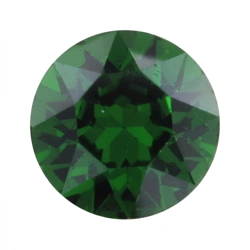 PureCrystal 1088 Round Stone 4mm Dark Moss Green x10