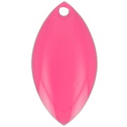 19x10mm Metal and epoxy resin navette sequins - Neon pink x8|raw }}