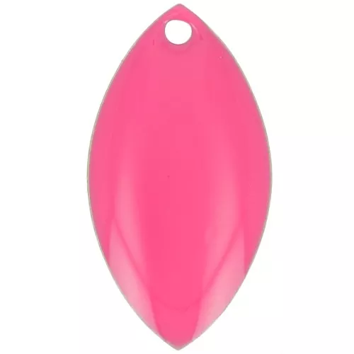 19x10mm Metal and epoxy resin navette sequins - Neon pink x8