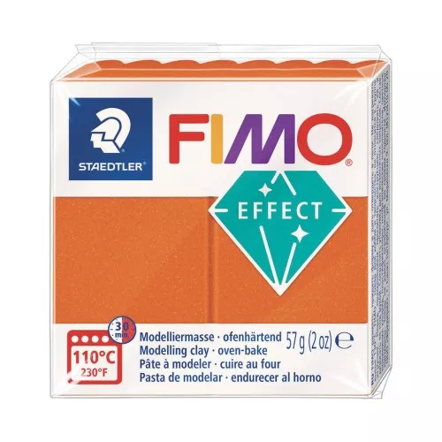 Fimo Effect Clay 57gr - Metallic Orange (n°041)