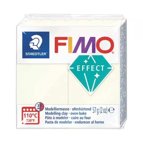 Fimo Effect clay 57gr - Neon translucent effect (n°041)