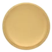 Round cabochon setting - Fine gold plated x1
