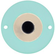 25mm Round Plexiglas eye spacer - Veraman - Gold x1|raw }}