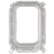 Cabochon setting Rectangle-shaped 4610 et 4627 18x13mm Silver-colored