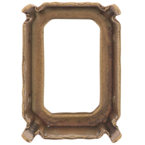 Cabochon setting Rectangle-shaped 4610 et 4627 18x13mm bronze tone