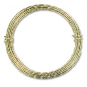 Aluminium wire Diamond 2mm Gold x 10m