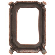 Cabochon setting Rectangle-shaped 4610 et 4627 18x13mm Copper-colored|raw }}