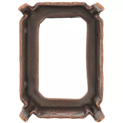 Cabochon setting Rectangle-shaped 4610 et 4627 18x13mm Copper-colored