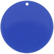 40mm Round opaque pendant in acrylic - Royal Blue x1|raw }}