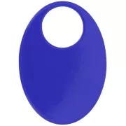 45x32mm Oval transparent acrylic pendant - Royal Blue x1