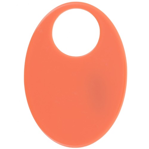 45x32mm Oval opaque acetate pendant - Terracotta x1