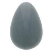 31x22mm opaque resin Pear bead - Celadon x1