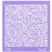 90x90mm Silk Screen VeroS for polymer clay - Floral pattern 3 n°152 x1