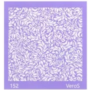 90x90mm Silk Screen VeroS for polymer clay - Floral pattern 3 n°152 x1