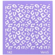 90x90mm Silk Screen VeroS for polymer clay - Leopard pattern n°142 x1