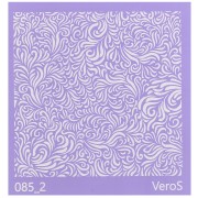 90x90mm Silk Screen VeroS for polymer clay - arabesque pattern n°85_2 x1
