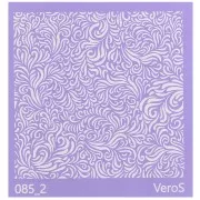 90x90mm Silk Screen VeroS for polymer clay - arabesque pattern n°85_2 x1