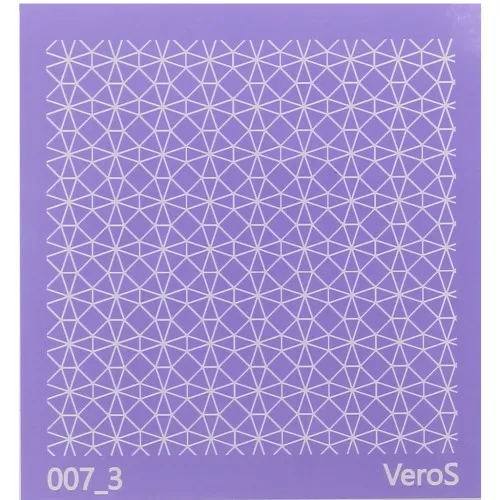 90x90mm Silk Screen VeroS for polymer clay - Tesserae pattern n°007_3 x1
