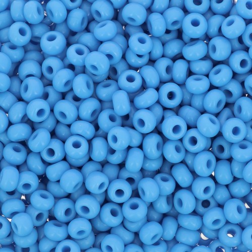 Preciosa Seed beads 9/0 2.5 mm - Opaque Blue x20g
